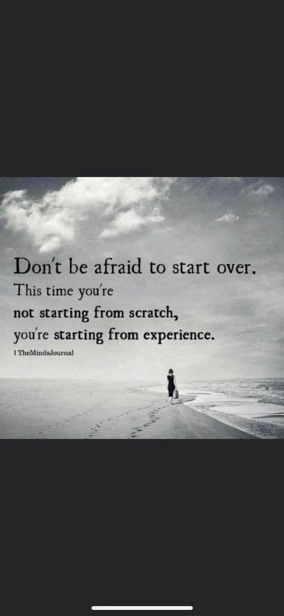 This quote spoke to me today....during this pandemic sometimes it feels like we are starting all over...but the truth is that we are starting with our experiences and our truths!  We can do this!