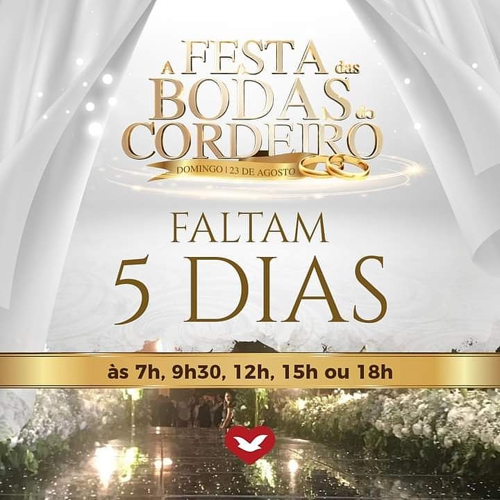 redealeluia's tweet photo. Nesta reta final do Jejum de Daniel , prepare-se para o seu grande casamento com Deus! 💍 https://t.co/NOOlj4irep