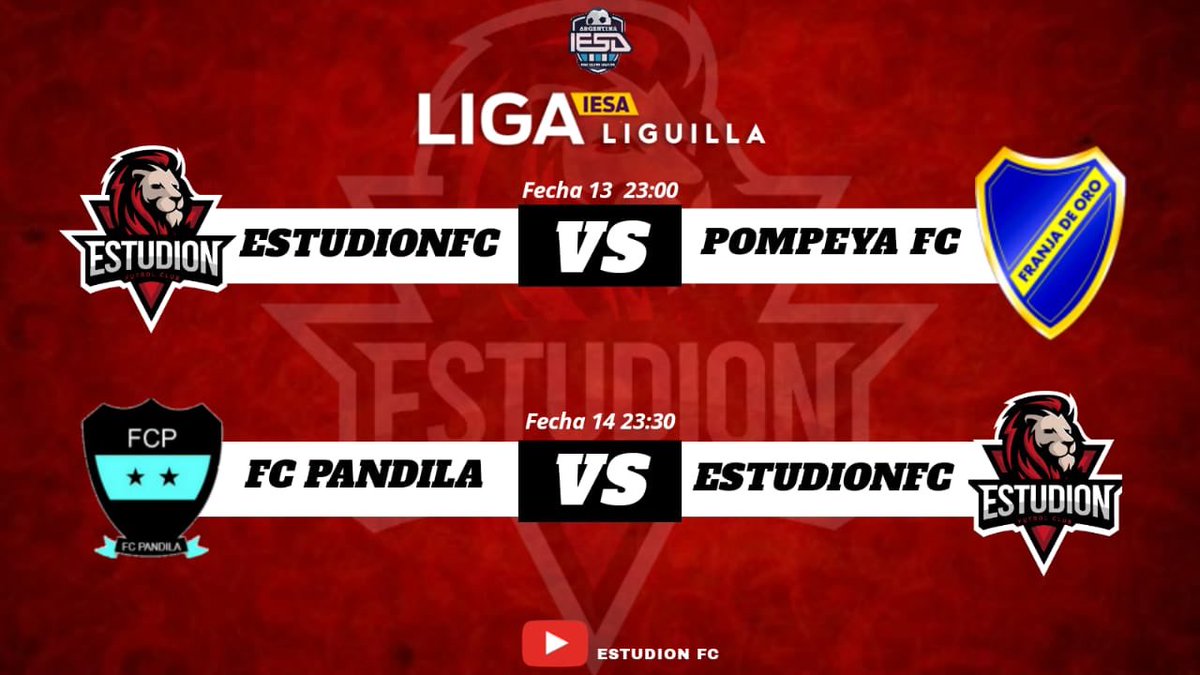 [ SE JUEGA O NO SE JUEGA ? ]

Acá estamos a la espera de ver qué pasa con los servidores de EA. En caso de jugarse el equipo enfrenta a un duro rival como Pompeya, y gana por WO el segundo partido. A dejar todo e intentar seguir arriba 🔴⚪️🔴

#Estudiooooon🥁🦁