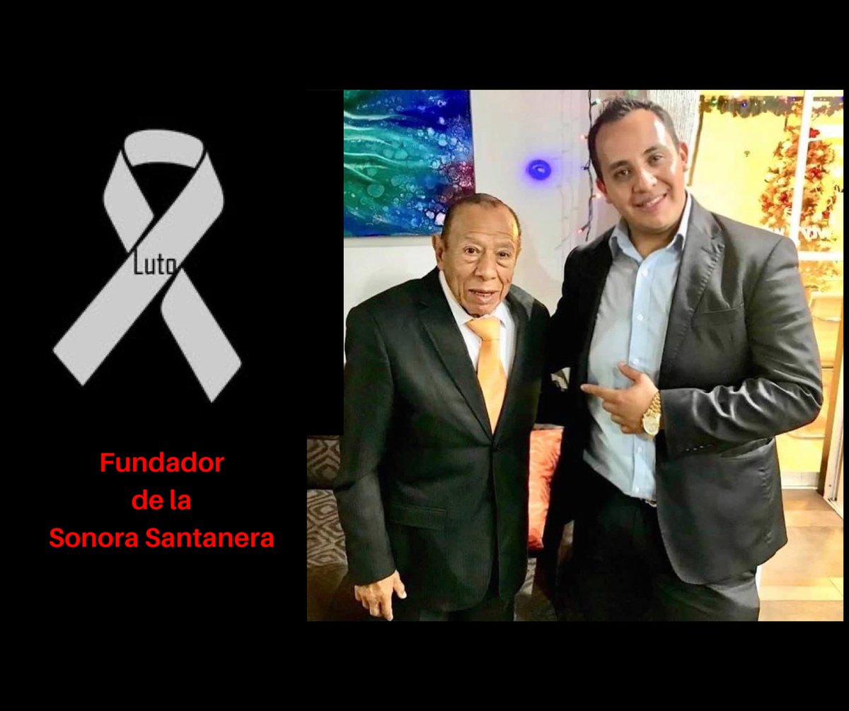 Lamento el fallecimiento del señor 
#AndresTerrones #FundadordelaSonoraSantanera 
#SonoraSantanera 

Dios lo tenga en su bendita Gloria y un gusto colaborar con el 

¡ en paz descanse !