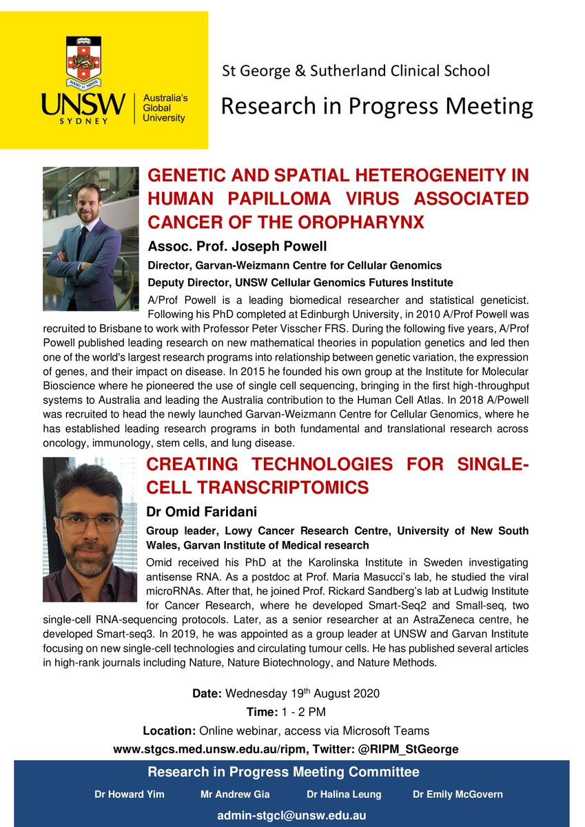 Research In Progress Meetings STGCL tweet media