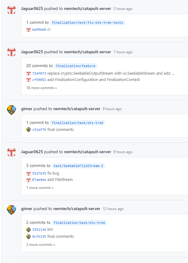xembook's tweet image. 朝起きたら、ジャガーさんとギムラさんがコミットしてる 27個も #NEM #Symbol #finalization