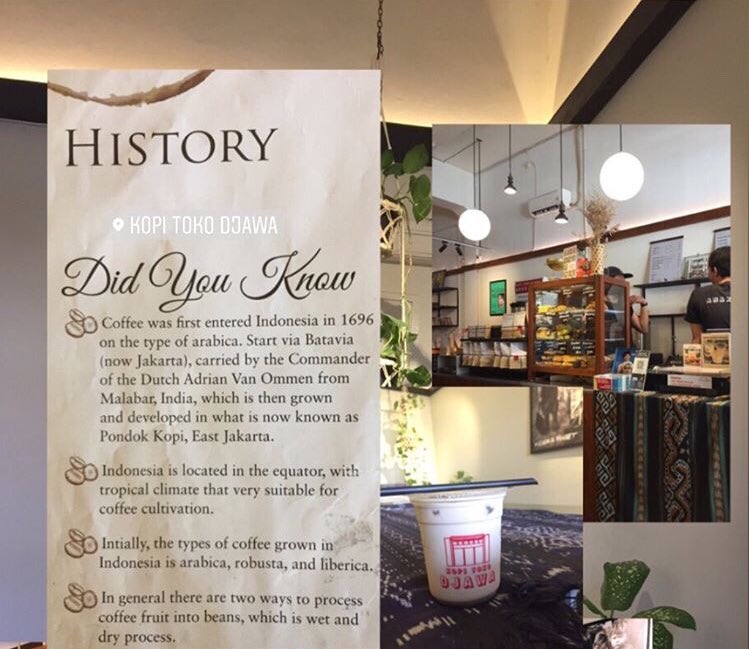 - Braga Street & Kopi Toko Djawa Strolling around di Braga tuh asik banget! Setelah puas, aku mampir ke Kopi Toko Djawa dan pesen Es Kopi Toko Djawa Rp 20.000 (es kopi susu dingin + gula jawa) seger dan enak! Buat yang mau makan, disini ada banyak macam” masakan dan kue juga