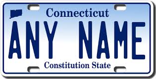 #45: Connecticut. It looks like every state got a license plate template to use as inspiration and Connecticut waited until the day the design was due and just changed the text from “Your State Here” and “Slogan Example” before turning it in.