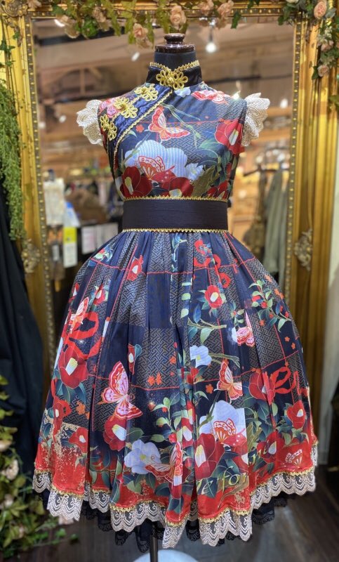 Atelier Pierrot בטוויטר おすすめワンピース Triple Fortune トリプルフォーチュン 椿チャイナ ワンピース 通販ページ T Co Yxddoljdto