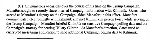 19/ We already knew this, but it bears underscoring: Manafort worked for years as a Kremlin agent. His partner Kiliminik was still a Kremlin agent—and Manafort may have been also—in January '16. So Manafort knew he was *directly* aiding the Kremlin *throughout* the 2016 campaign.