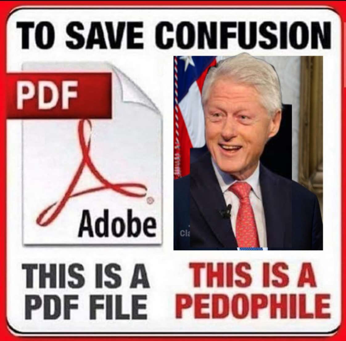 DanMarker8's tweet photo. #BillClintonsAPedo #catholicsfortrump 
#SaveOurChildren https://t.co/dEQzkmXlio