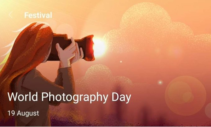 World Photography Day - 19 August