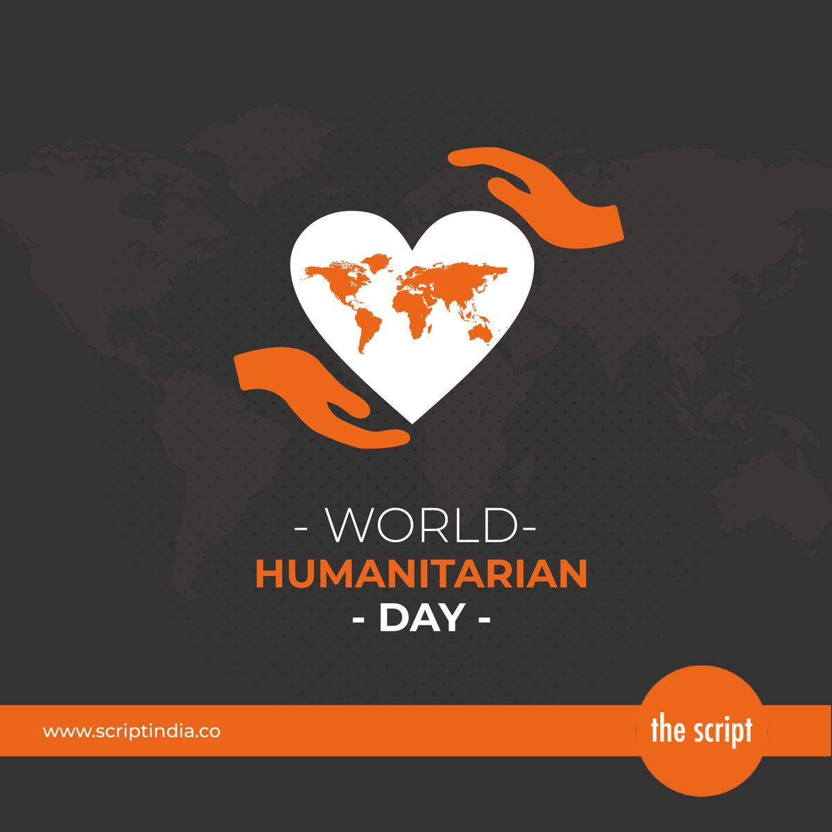 ScriptWithUs's tweet image. Crisis amplifies inequity - do your bit.
#worldhumanitarianday  #humanitarian #help #world #love #humanity #happy #amazing #helpeachother #support #communication #brandbuilding #contentmarketing #contentwriting #brandingdesign #logodesigning #Script