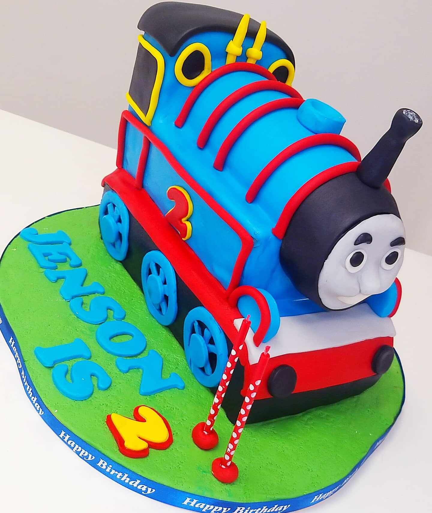 3d Thomas Train Cake
