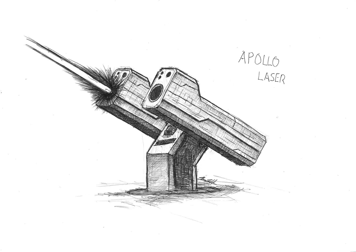 5volt3's tweet image. Some more #conceptart for Star Eater. These turrets are point-defence weapons for shooting down enemy fighters and torpedoes.

#boardgames #scifiart #gamedev #tabletopgaming #wargames #boardgamegeek