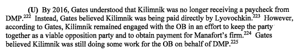 49/ This takes a moment to parse, but the upshot is *in 2016*—as Manafort was on Trump's campaign—his Russian intelligence officer business partner was still earning money for Manafort via work with pro-Kremlin politicians. That puts Manafort *very* close to the Kremlin in 2016.