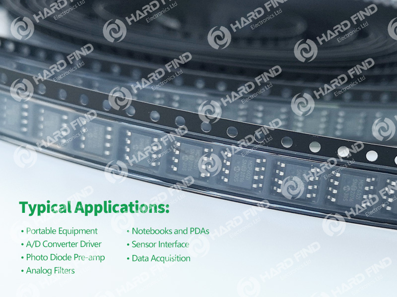 _hardfind's tweet photo. #OperationalAmplifiers - Op Amps:👉MCP602T-I/SN
Typical Applications:👇
• Portable Equipment
• A/D Converter Driver
• Photo Diode Pre-amp
• Analog Filters
• #DataAcquisition
• #Notebooks and #PDAs
• #SensorInterface
#electronics #amplifiers https://t.co/g93h6TILnd