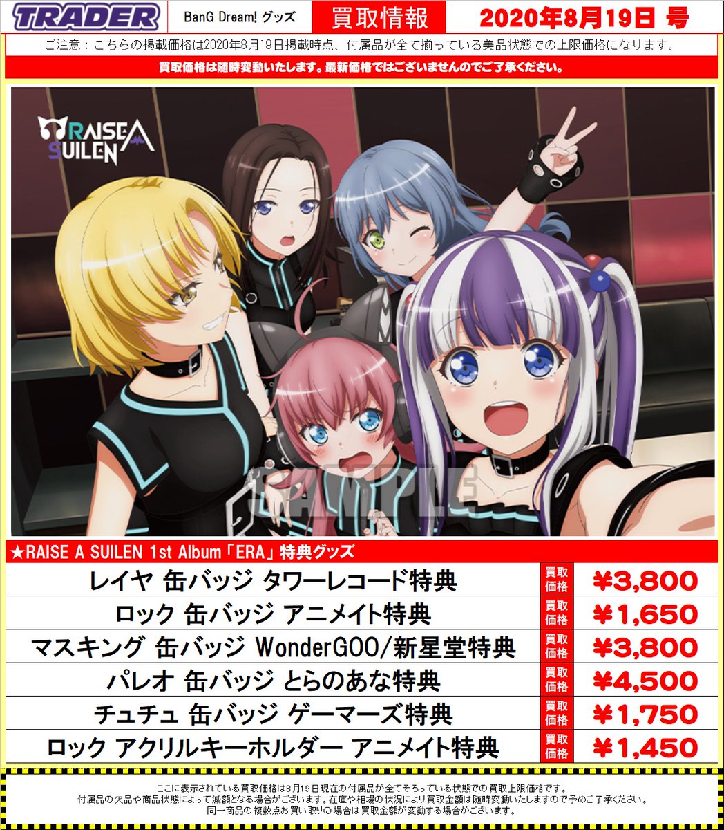 バンドリ 二つ名 2つ名 缶バッジ パレオ 2点セット ピコ