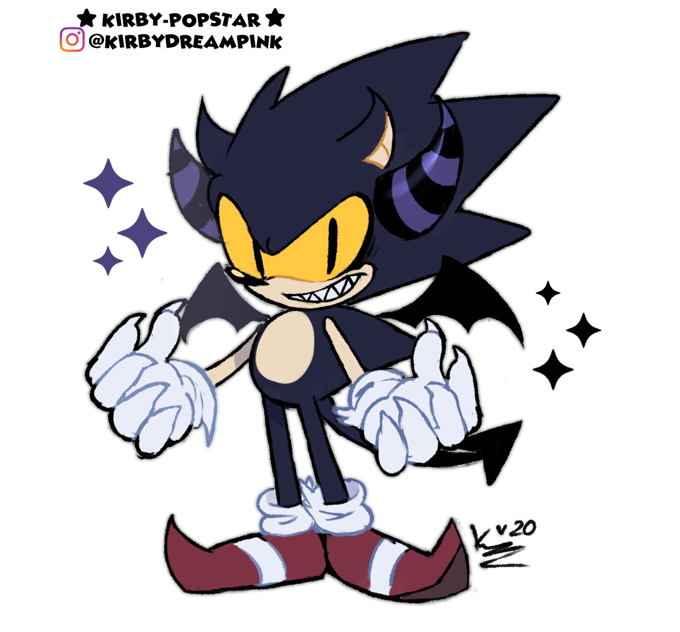 Kirby on Instagram: Hyper/Dark Sonic mix ✨ #myart #sonic #sonicthehedgehog  #fanart #instart #drawing #cartoon #cartoonart #dibujo #dibujodigital  #artedigital