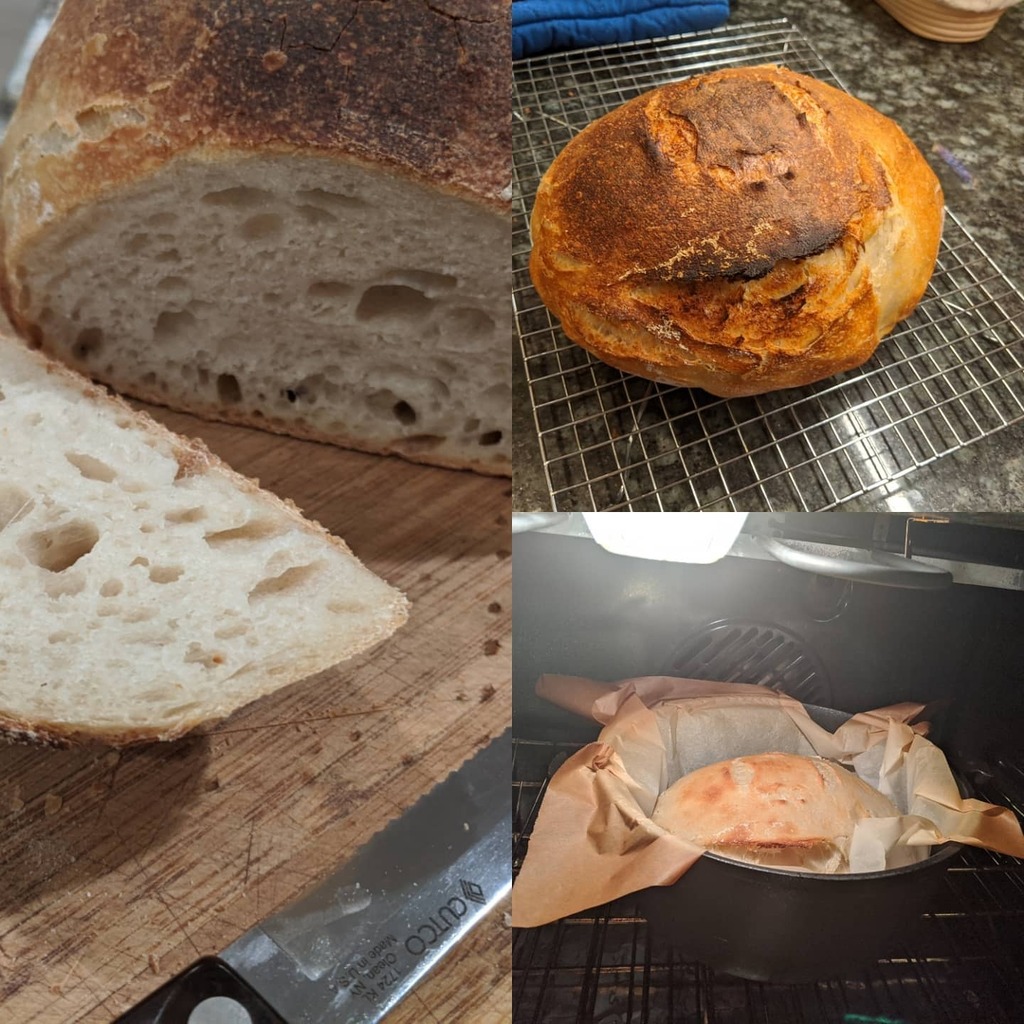 MossieSD's tweet image. Finally, after multiple efforts and failures, a great traditional Sourdough comes out. Wow, I've learned a lot and have a tiny bit of experience in this great culinary art form... 

#sourdough #homebaker #breadfromscratch #wineandwildlife #demostertpot #… instagr.am/p/CEDitc1puNY/