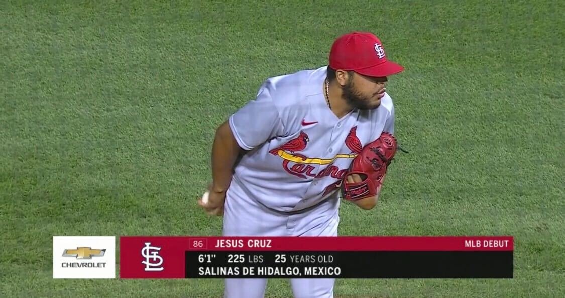 19,801st player in MLB history: Jesus Cruz- signed with STL in July '17 out of the Mexican League when he was 22- strong '18 season across both levels of A-ball- moved to bullpen full time in '19- 12th Cardinal to make big league debut this year (most in MLB)