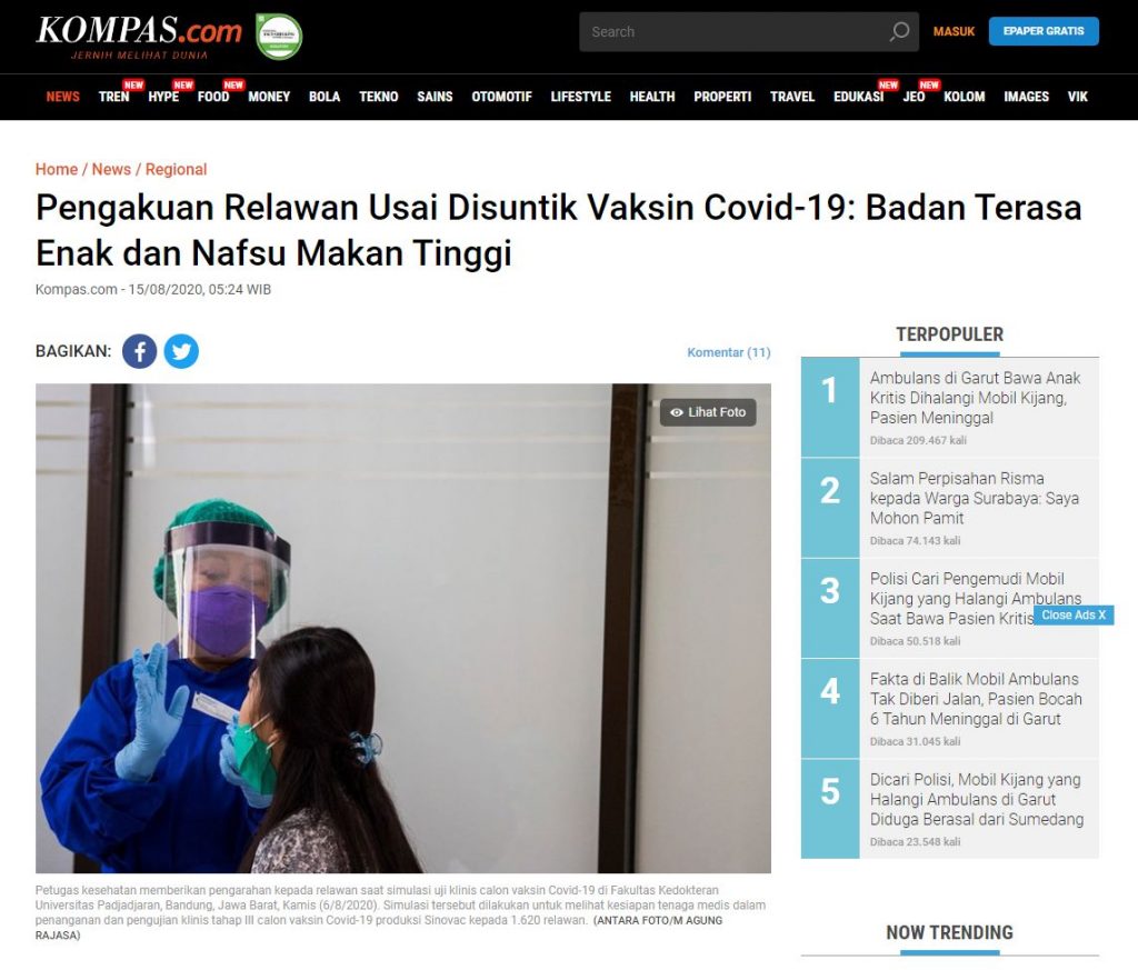TurnBackHoax's tweet photo. [SALAH] “Tangkapan Layar Pengakuan Relawan Suntik Vaksin Covid-19 yang Menyebut Lupa Punya Hutang tapi Plonga-Plongo”

SUNTINGAN, judul asli: “Pengakuan Relawan Usai Disuntik Vaksin Covid: Badan Terasa Enak dan ..."

Selengkapnya di https://t.co/oILv05xqqa #CoronaVirusFacts https://t.co/QKLs0wR6BF