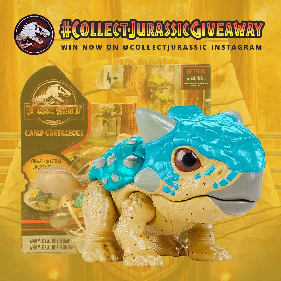 Collect Jurassic Win Snap Squad Bumpy The Ankylosaurus Even More Jurassic World Camp Cretaceous Toys In The Latest Collectjurassicgiveaway We Ll Draw The Winner On September 18 When The