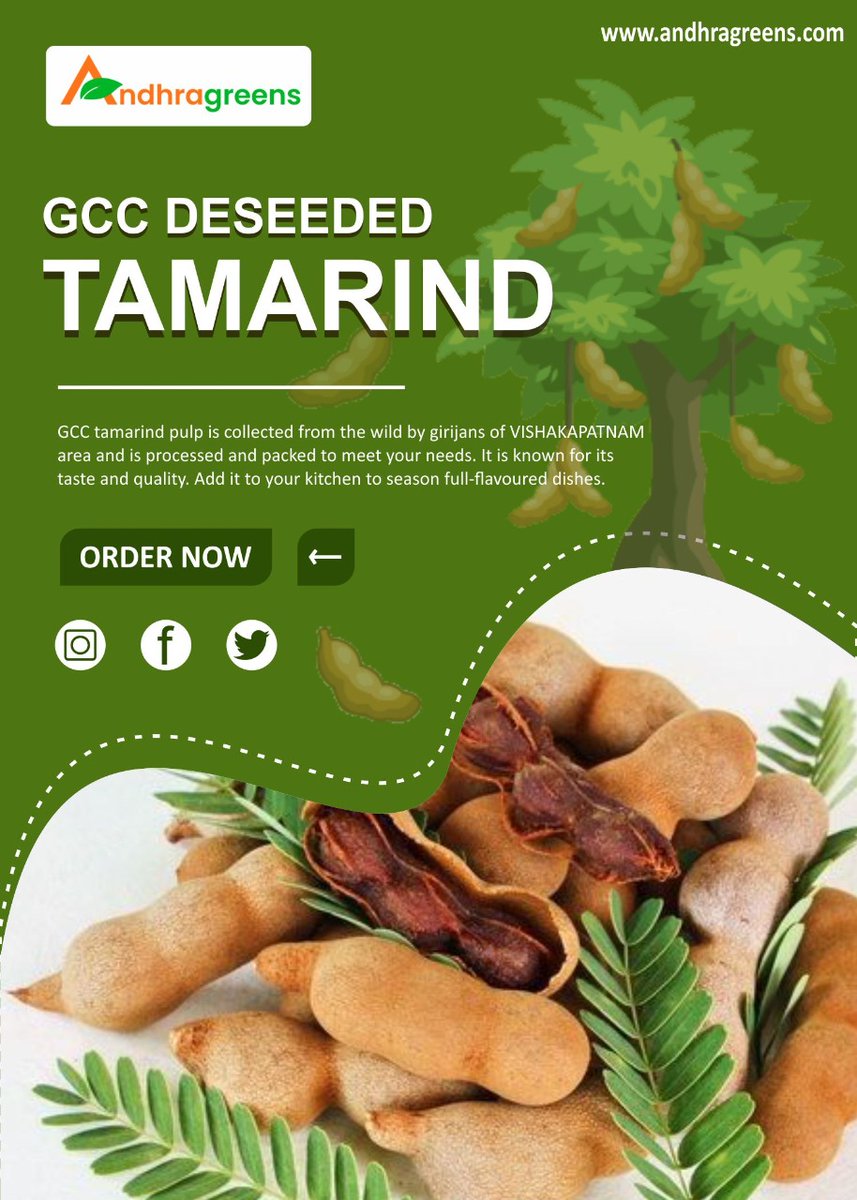 andhragreens's tweet photo. GCC #Deseeded #Tamarind
๐ For ordering Visit: https://t.co/ojqXrcEGpC
โกsupported by Department of Horticulture Government of Andhra Pradesh.
๐Procured from ๐พ farmers of Andhra pradesh
โกYour purchases help uplift farmers.
#GCC #Andhragreens #Kalgudi #girijans #Farmers #FPOs https://t.co/CbzUTVmykE