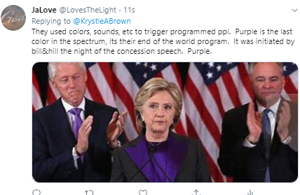 Purple has meaning to them.