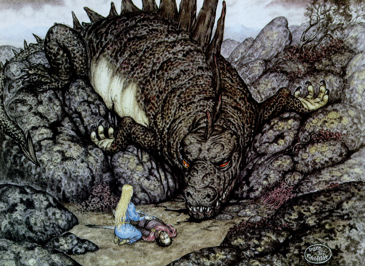 TolkienDailyFacts on X: Glaurung is considered the most dangerous of all  the dragons ever. Though not of the winged race, fully grown none could  withstand his might. Some of his powers were