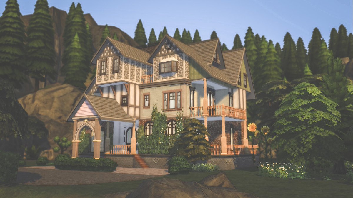 sulsulsera's tweet photo. Sunflower House 🌻
4 BEDROOMS 
3 BATHROOMS 

An old Victorian giant holding a magical secret. A perfect little place to raise a family or the dead. Your spell caster families will feel right at home. Lots of bedrooms and a ton of space for additions. 

#sims4 #showusyourbuilds https://t.co/Hqk035aakB