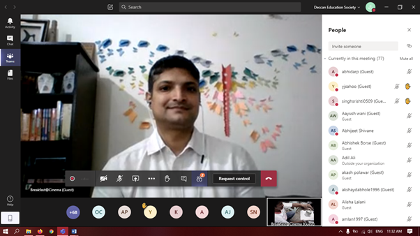 BreakfastAtCine's tweet photo. Always feels good to be back at our alma mater to share our learning with the younger generations of students. It was a nice, long conversation entitled 'From Awareness to Creativity'.
#Awareness #Creativity #learningfromcinema #webinar #onlinesession @ImdrPune #Pune #Learning https://t.co/fX6gvE6ADp
