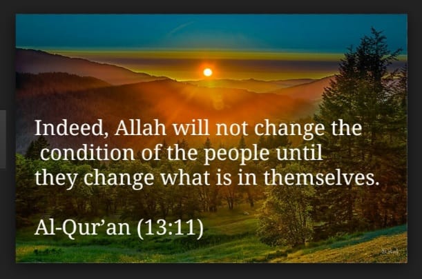 In this New Islamic Year, Muslims have to purify themselves to come out of this madness. Slogans, force, name calling, boot licking the West is not going to help!!!