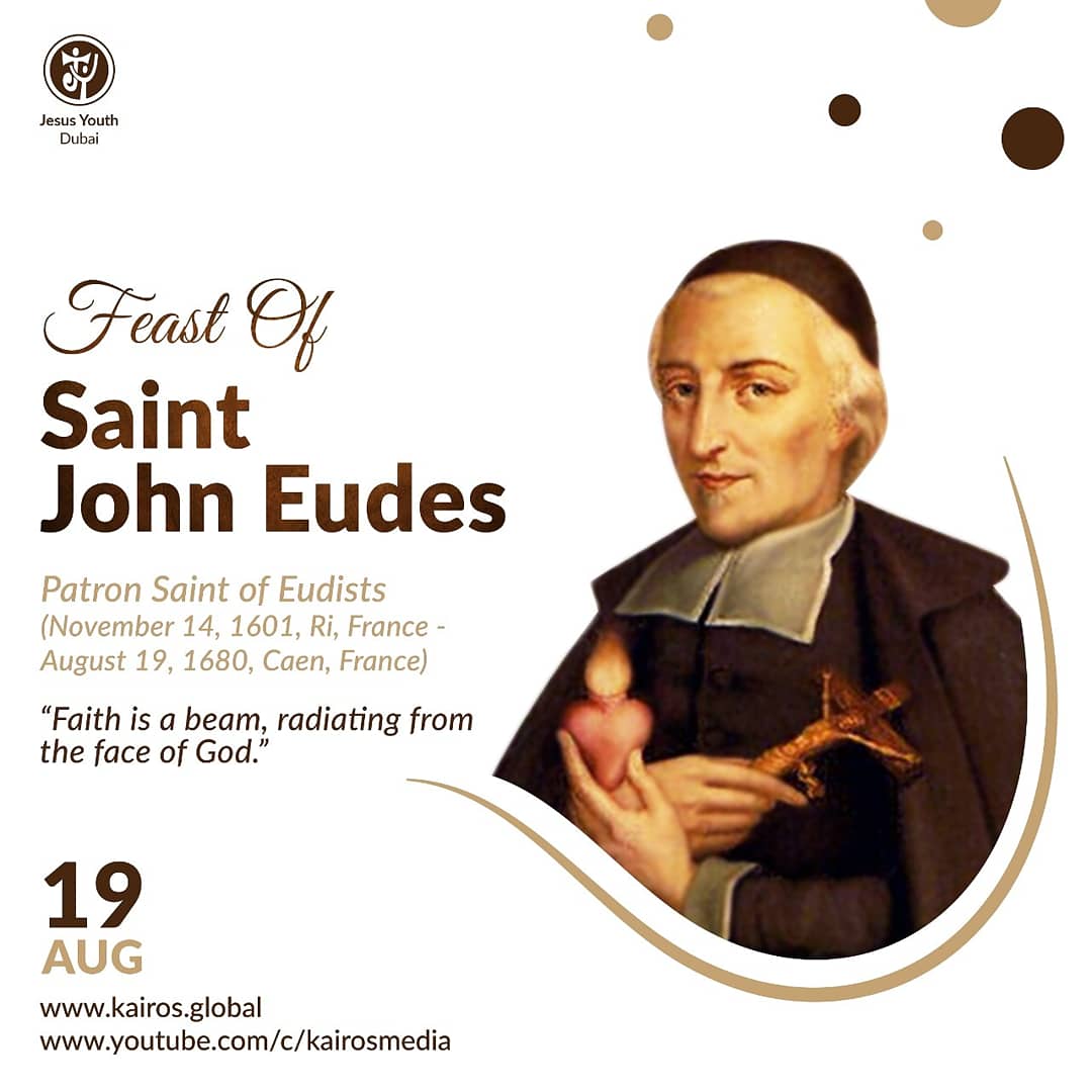 Feast of John Eudes

instagram.com/p/CEDtk3JF9C6/…

#feastofsaint #saintjohneudes #catholicsaints #feastofsaints #catholicsm #catholic #katolik #waytoheaven #faith #love
