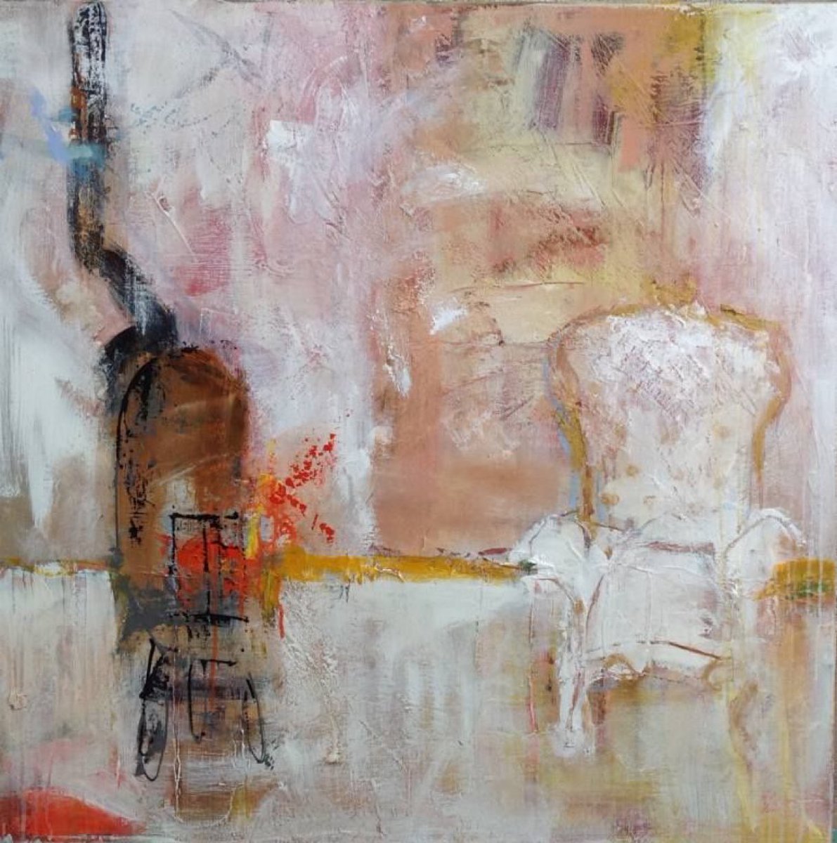 LoveHealthEd's tweet image. Your chair sits
Dog eared
Faithful
Searching #contravariant

That little patch
Rubbed to bare
Tries so hard
To hold on

Never failing
To comfort when I sit
+mourn your passing
Permitting me to wrap memories

Into tight bows
That I may untie them
When my heart is healed

#vss365