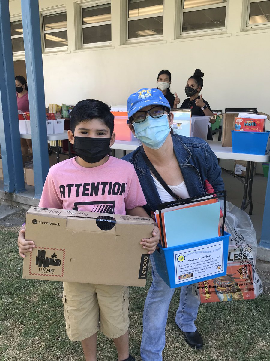 Team Mokler distributed 326 Chromebooks, textbooks and Learning Bins or Binders. Students should log into Google Meet at 8:30 a.m. on Wed. 8/19. Distance Learning here we come!