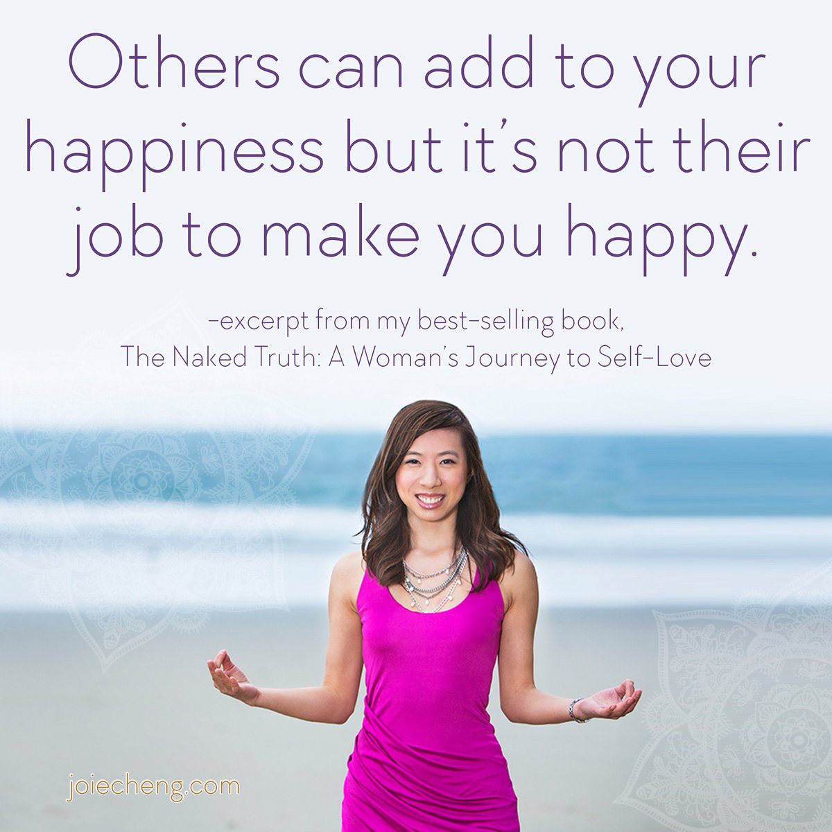 selflovehealer's tweet photo. "Others can add to your happiness but it's not their job to make you happy." -excerpt from my best-selling book The Naked Truth: A Woman's Journey to Self-Love #truthteller #thenakedtruthmovement https://t.co/7ltQXSqh7l