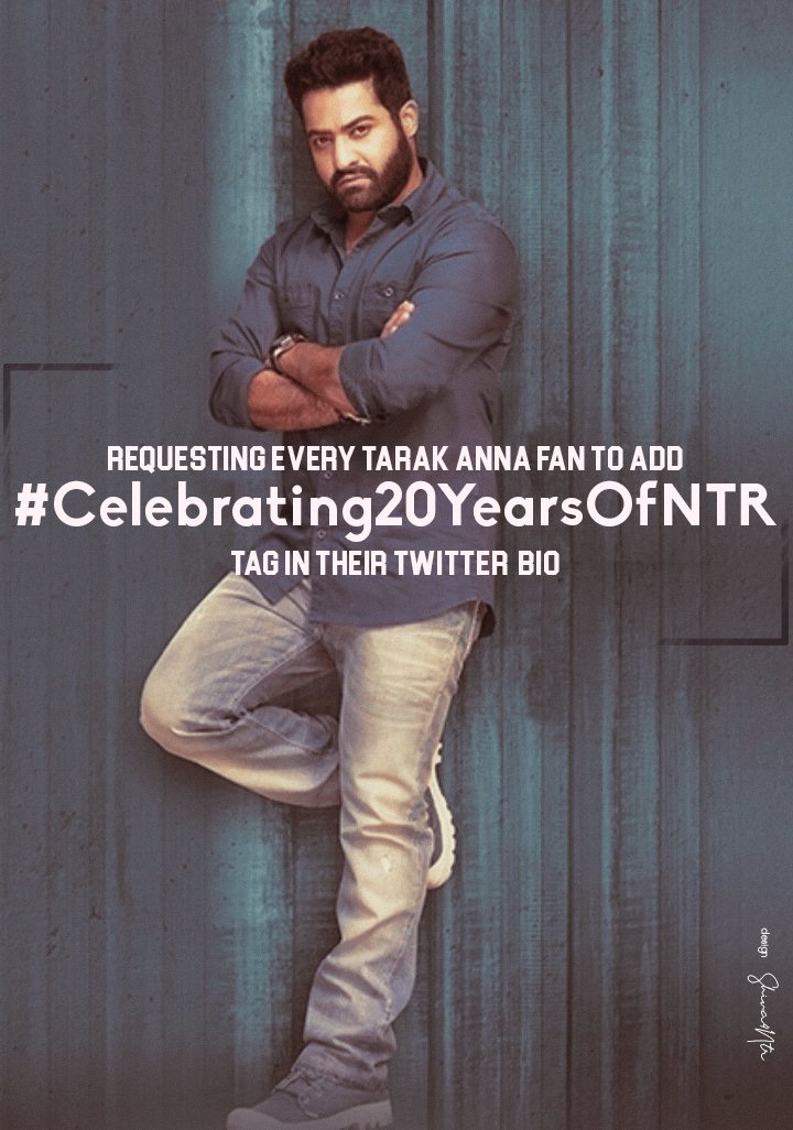 Guys Pls Do Follow &  Support
Our co-Fc 

💯% Active in Trend 

 @TeamNTRyouth

Use this tag in bio 
#Celebrating20YearsOfNTR