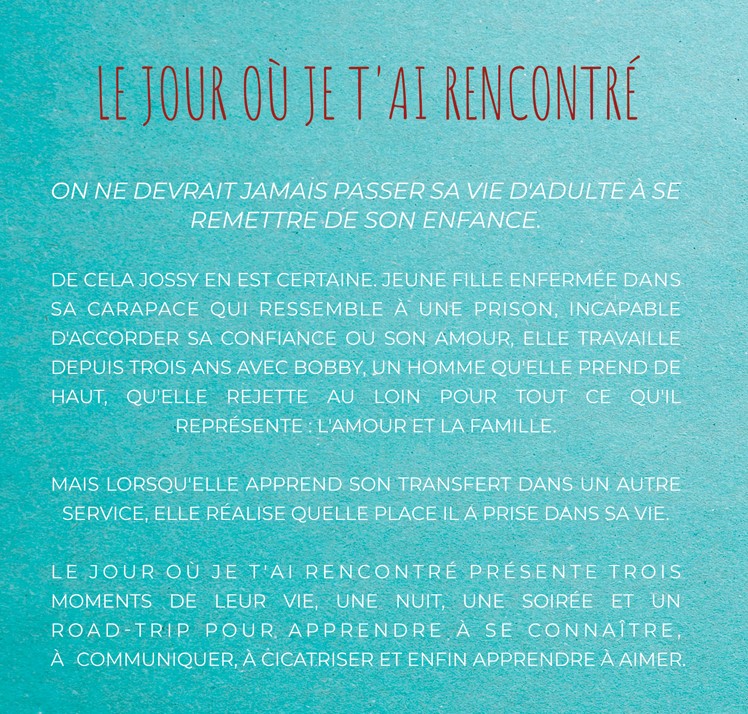 lilyBFrancis's tweet photo. 💔🍭Quelle émotion !!!🍭💔

Voilà !!! Mon roman "Le jour où je t'ai rencontré", qui parle des blessures d'enfance et des rencontres qui changent la vie, est en vente sur Amazon !!!!

J'espère que vous l'aimerez autant que moi 😍👇

Il est ici : 
🍭↪ https://t.co/uxUjMyJIEP https://t.co/giWV63nAFb