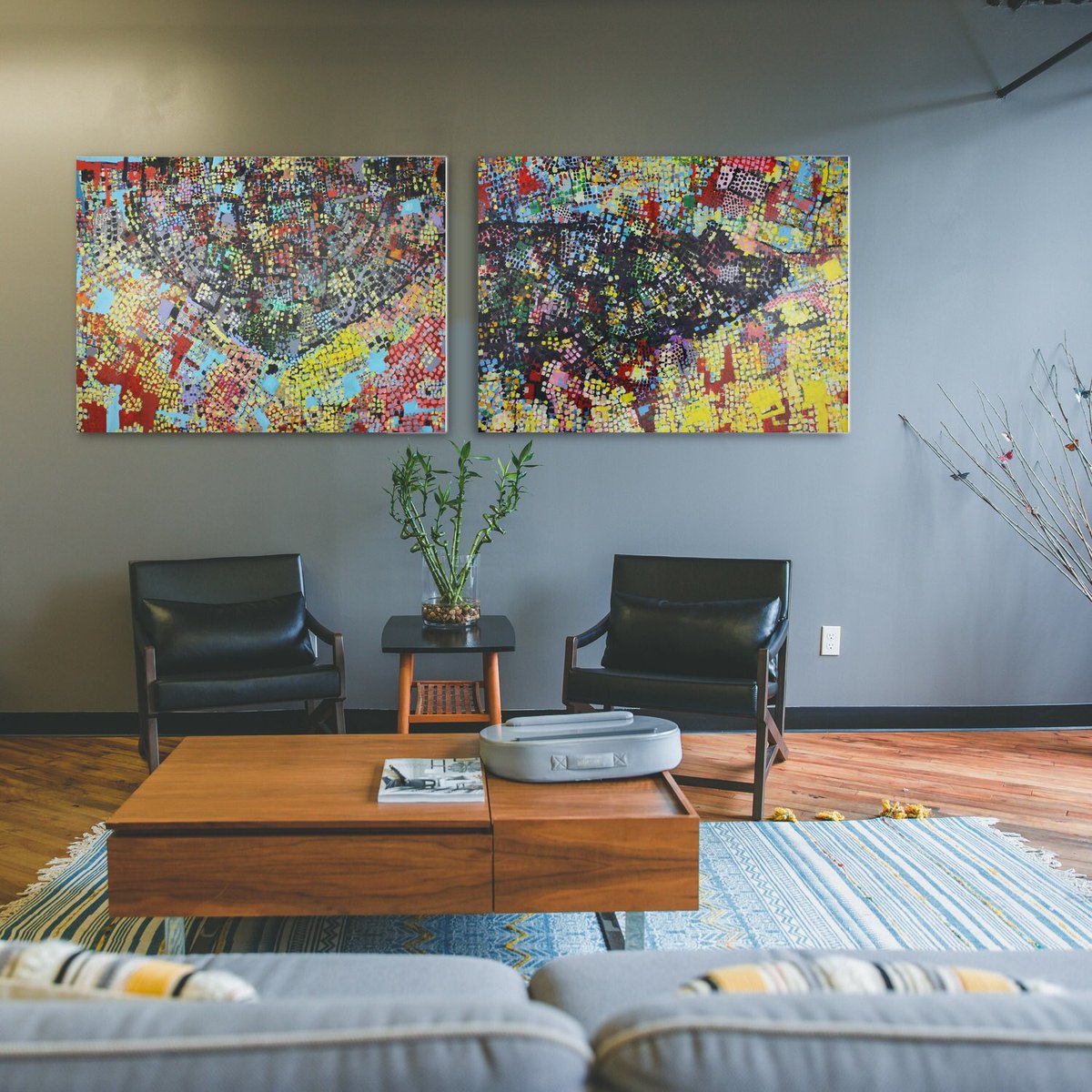 john_cowen's tweet photo. 2 paintings from my Rewilding series that I have just put up online. Check them out on my website https://t.co/Pe1DR5rVmR - works available for sale and message me directly here to get 30% off listed price. https://t.co/4LBnT4PTgG
