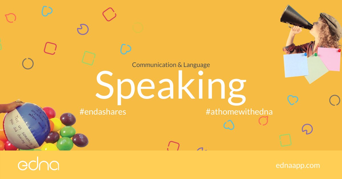 A huge part of communication is speaking 📢 , check out our ideas on how we encourage little ones to connect ideas and develop their own narratives. Let us know how you get yours chattering 😬#ednashares #athomewithedna