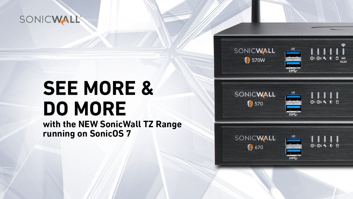 The new SonicWall TZ line comes with more memory, processors and interfaces, bringing true enterprise-grade, always-on security to SMBs. bddy.me/2FG7uqF #firewall #SMB