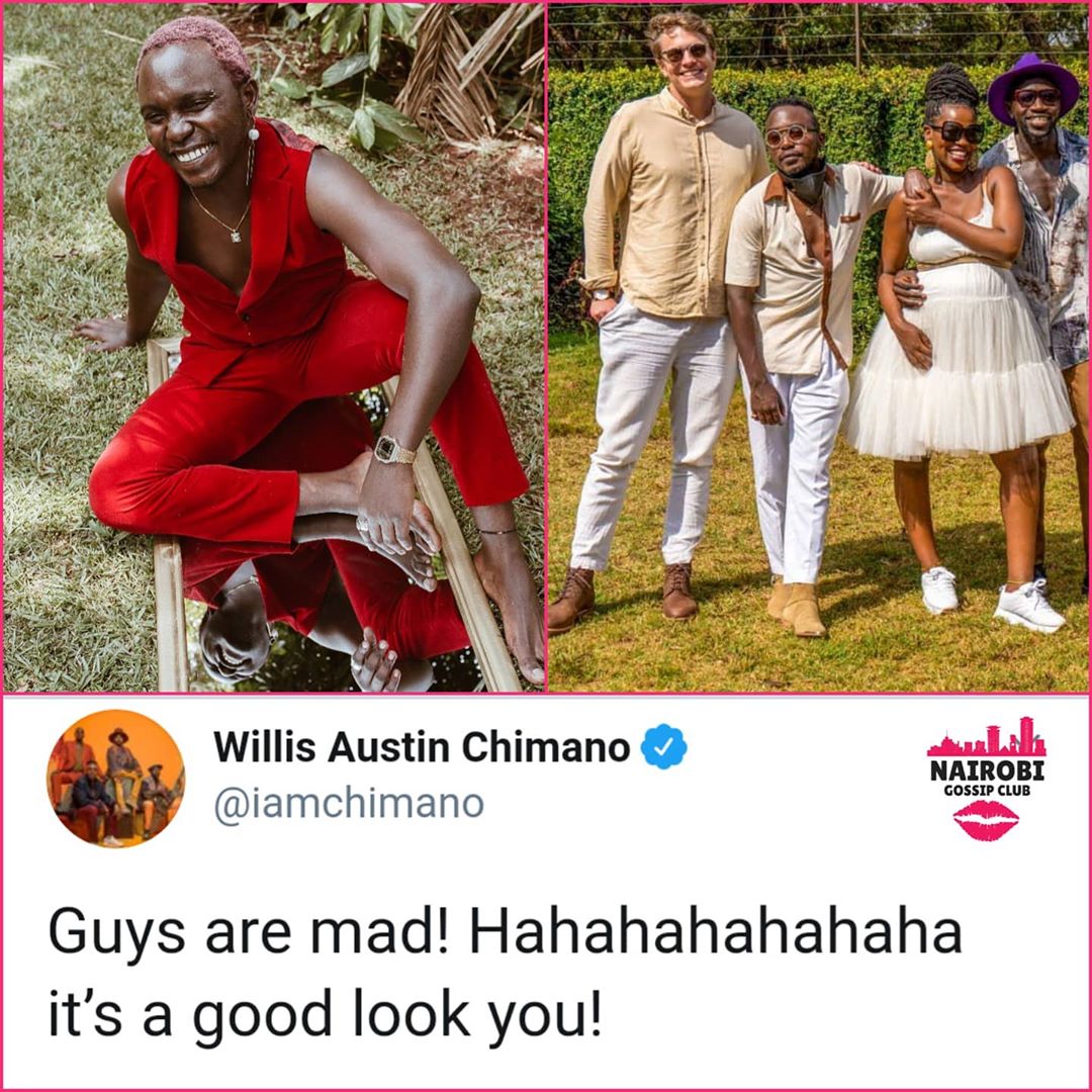 JahPrince8's tweet image. SAUTI SOL MEMBER GAY SHIGA AUSTIN CHIMANO SHARE A PICTURE OF MZUNGU BOYFRIEND THAT HAS BROUGHT ALOT OF CONVERSATION ONLINE CONCERNING HIS GIRLISH BEHAVIOR AS ALL THE SAUTI SOL 
#Sautisol
#Solgeneration
#Chimano
watch full story here 👇👇👇

youtu.be/hi6fk8f6Ryc