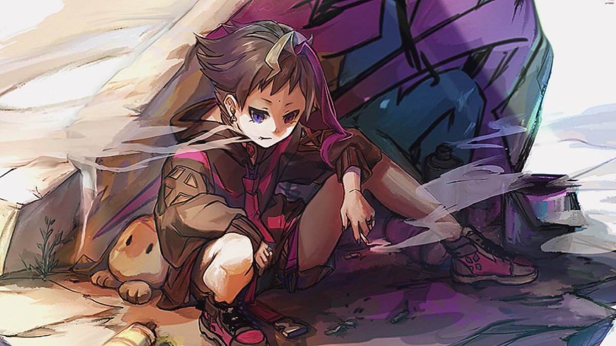 前参加させてもらったキャラデザゲームの絵 実はヴィネットだったんですよね 御奈良井ハシル お仕事募集中のイラスト