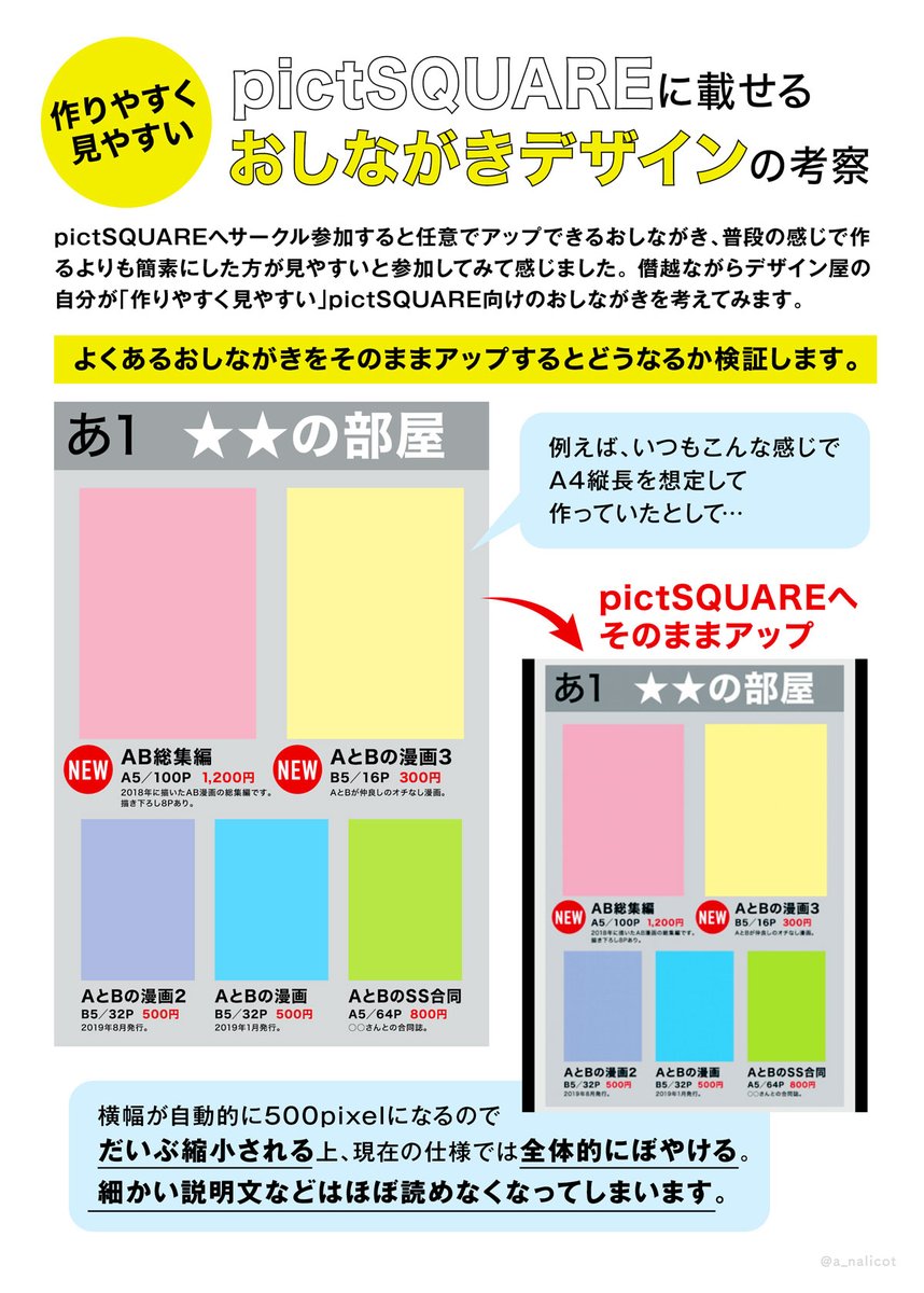 Pictsquare ピクトスクエア などで使える お品書き ジェネレーター テンプレートのメモ Min T ミント