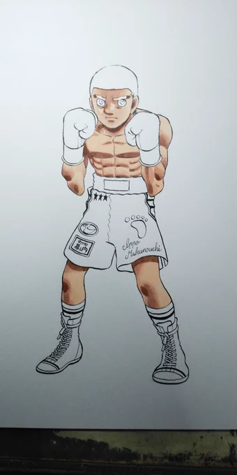 ビーレジェンド様とのコラボイラスト①。
まずは一歩くん。
下書き→ペン入れ→肌下塗り→肌の影→ 