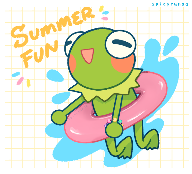tunaaspicy's tweet photo. summer kermie https://t.co/MXvQvaqiyK