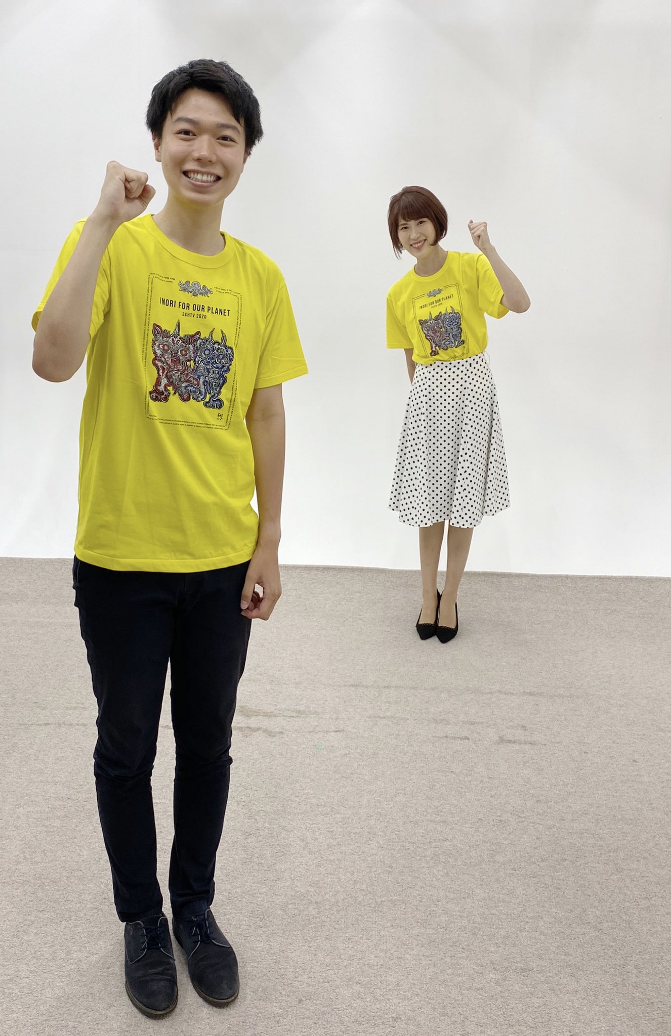 Ybs 山梨放送アナウンサー 公式 さんはtwitterを使っています 今年の 24時間テレビ43 今年のテーマは 動く 山梨放送メインパーソナリティーは 深田と小松が務めます 2人の身長は深田君は1cm 小松は170cm 高身長コンビで今年は頑張ります By小松