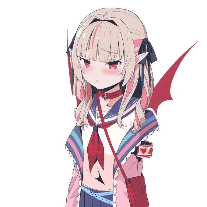 告白される魔界ノりりむ #りりむとおえかき 