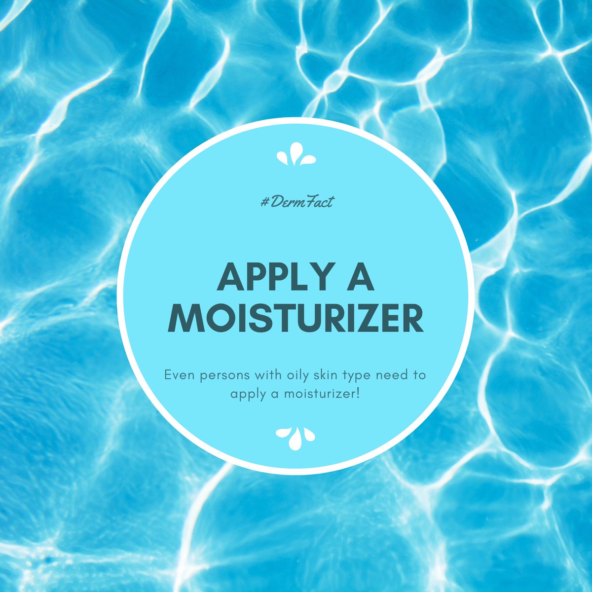 rjayagbonmd's tweet photo. #DermFact: If you have an oily skin type, you still need to apply a moisturizer. Avoid products with oil-soluble ingredients and heavy cream moisturizers. Use humectant-containing moisturizers such as those with hyaluronic acid and heparan sulfate analog. 💧 https://t.co/qm0Fgq5Lso