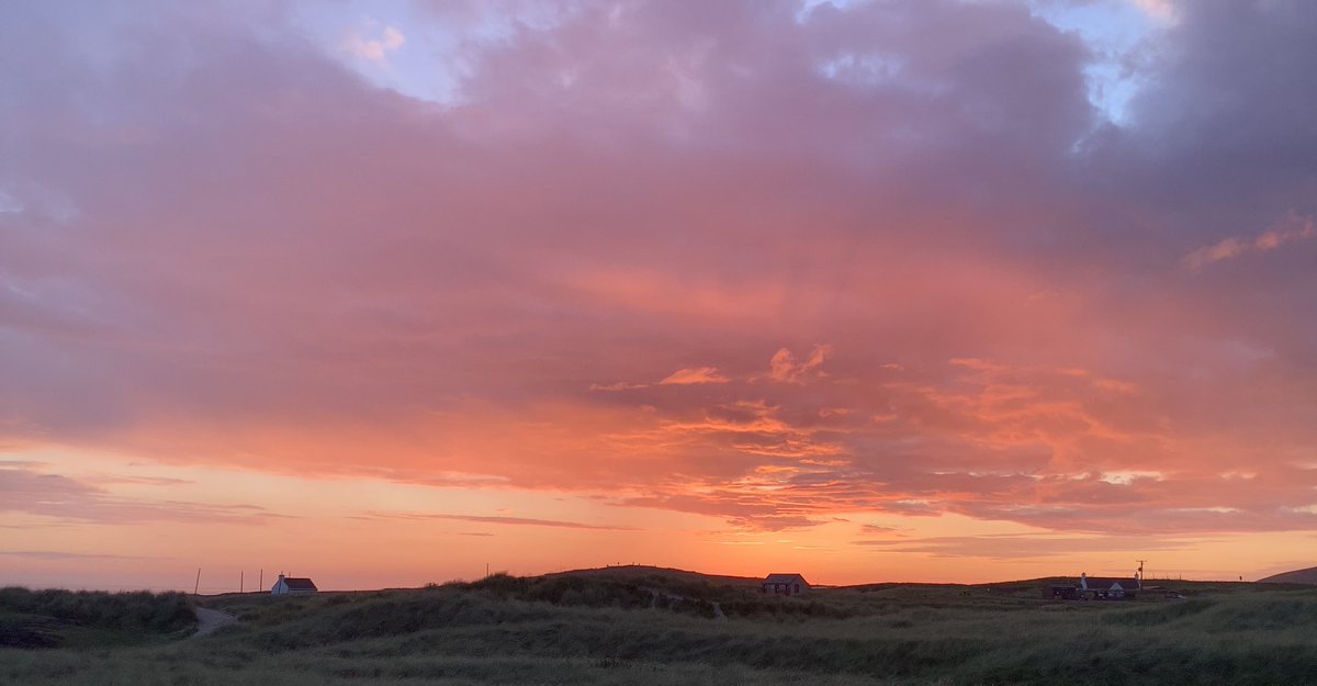 Stunner of a sunset last night at Clachtoll