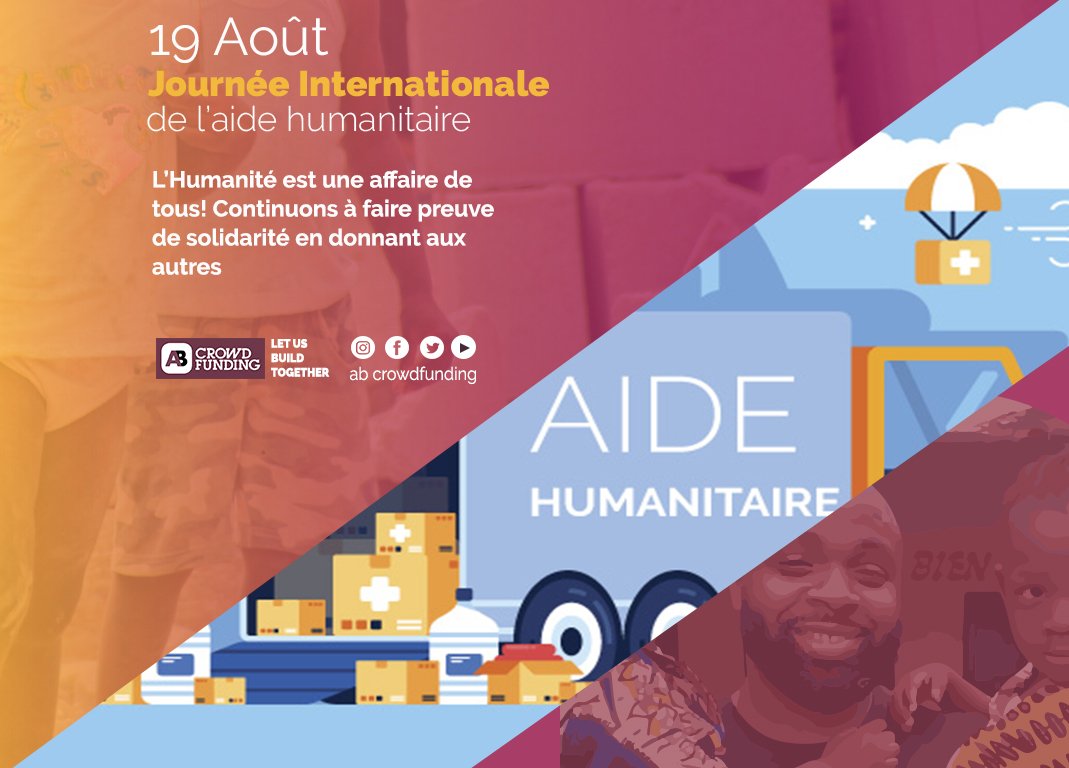 LumumbaPartners's tweet photo. 19 août journée internationale de l'aide humanitaire.
L'humanité est une affaire de tous! Continuons à faire preuve de solidarité en donnant aux autres.
#ab #ABCrowdfunding #kinshasa🇨🇩 #makabo #rdcongo🇨🇩 https://t.co/Ls8aMW4Wu2