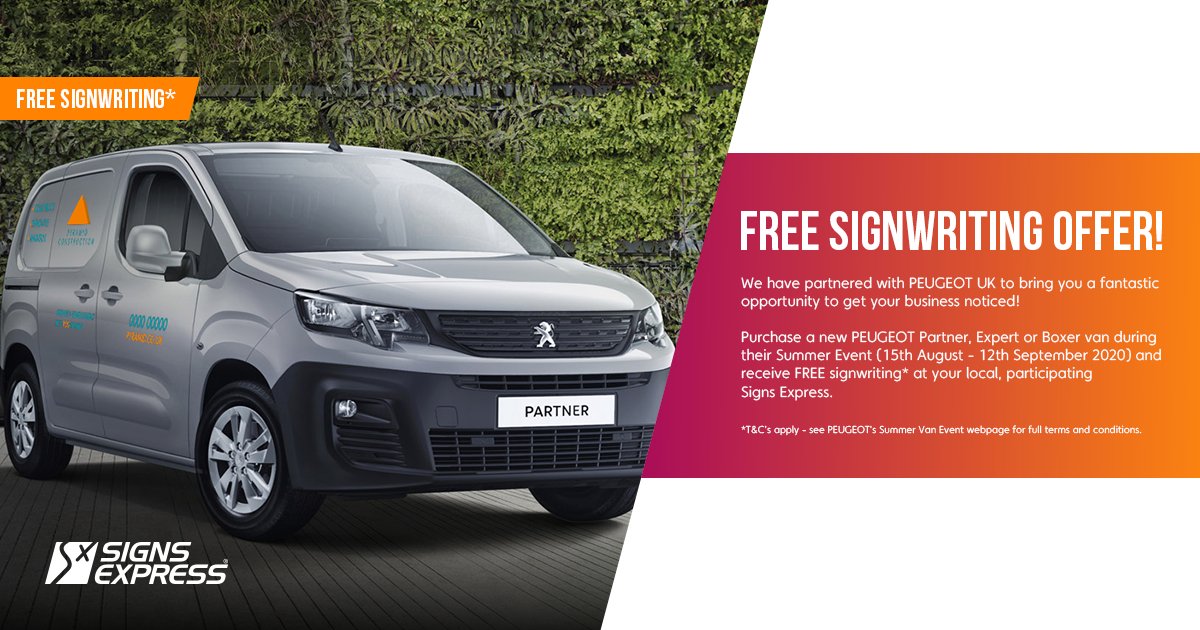 SignsExpressMcr's tweet photo. Get in touch today to find out more! Call 0161 865 0200 or email us on manchester@signs-express.co.uk
#partnerships #freedecals #vehiclegraphics #manchester #salford #sale #urmston #irlum #trafford #traffordcity #chorlton #didsbury #bury #bolton #partington #flixton #carrington https://t.co/8eb3BFEu6N