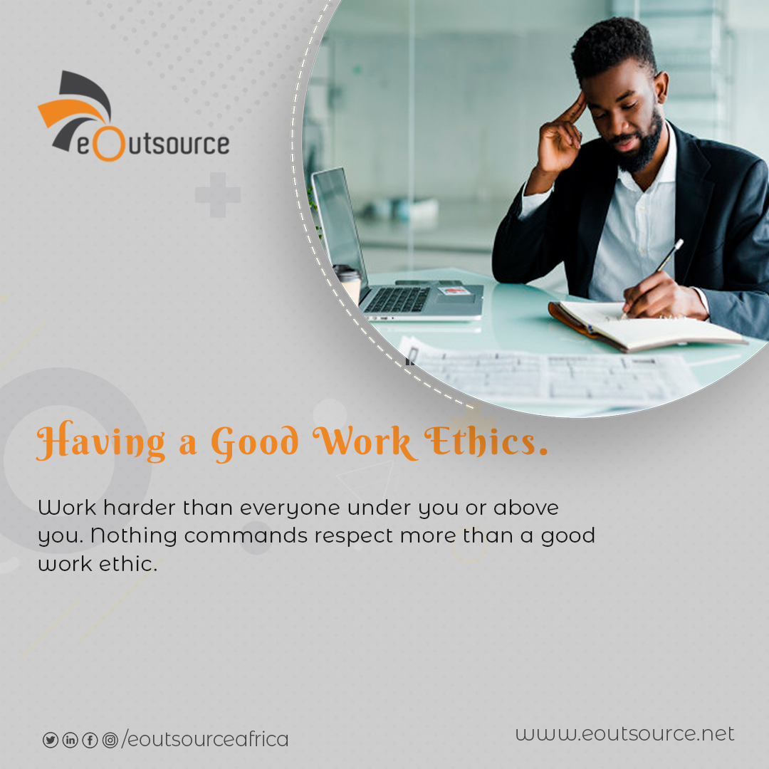 eoutsourcehq's tweet photo. Work harder than everyone under you or above you. Nothing commands respect more than a good work ethic.  - Keith Johnston 

#outsource #WednesdayThoughts #careerdevelopment #eoutsourceabuja #eoutsourcebenin #hardworkpaysoff #outsourcing #hrtips #HumanResources #HRM https://t.co/BgdQ3IrVNS